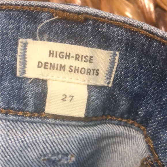 Made all high rise denim shorts - Picture 2 of 2